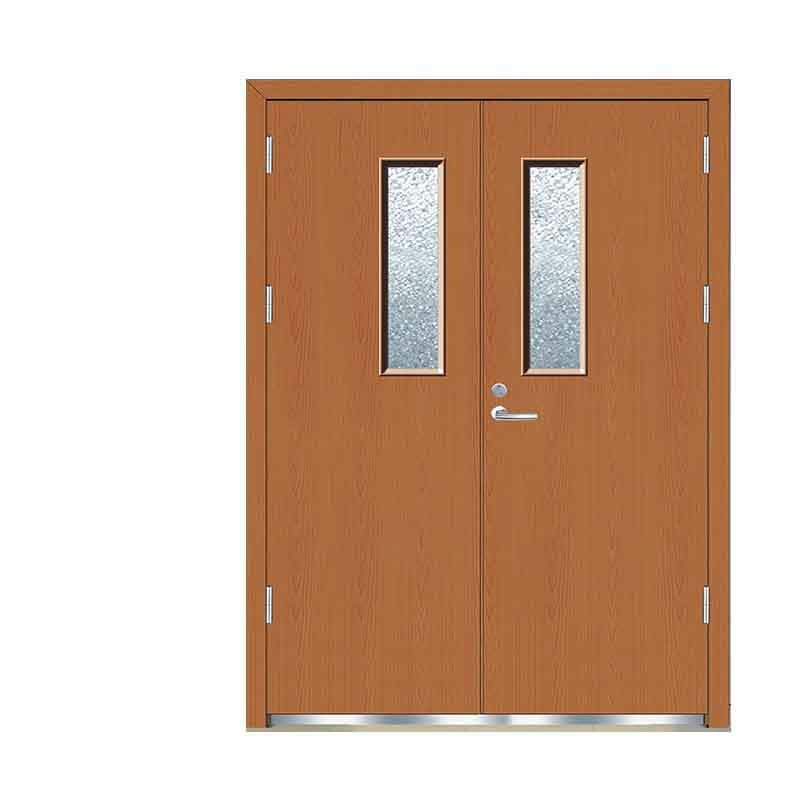 Double Wood Fire Door